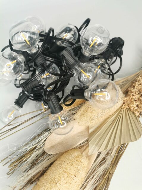 Guirlande ampoules 30 m raccordables