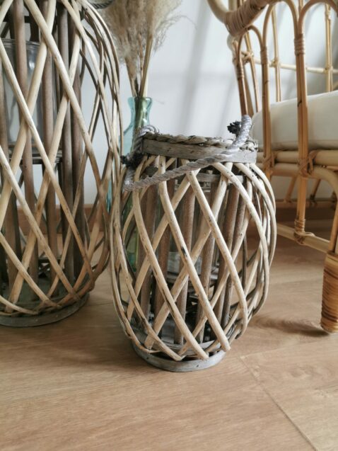 Lanterne duo en bois – Image 3