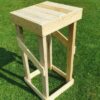Mange debout en bois