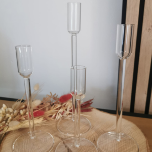 Bougeoir transparent