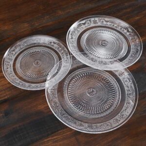 Assiette transparente Marie