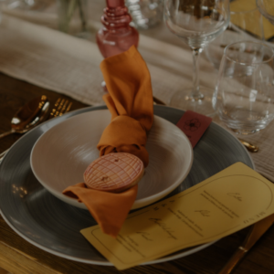 Serviette orange