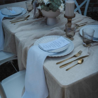 Serviette blanche