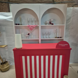 Etagère arche blanche