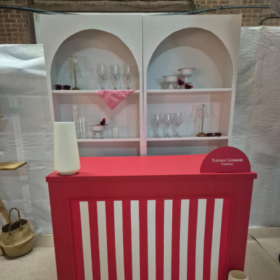 Etagère arche blanche